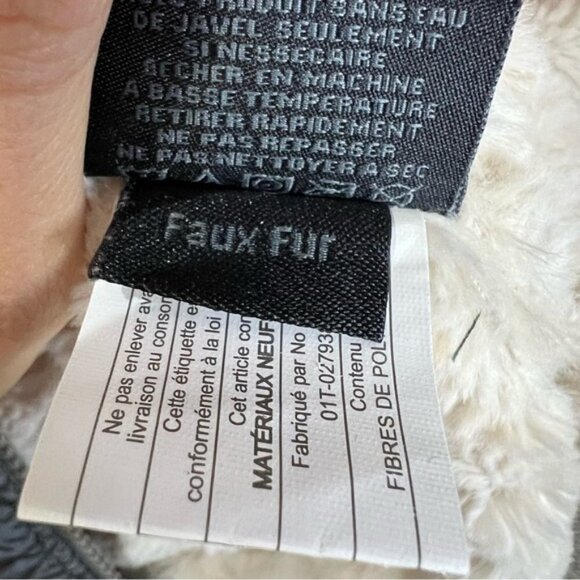 Steve Madden metallic grey quilted Glacier Shield hooded parka S - Picture 14 of 14